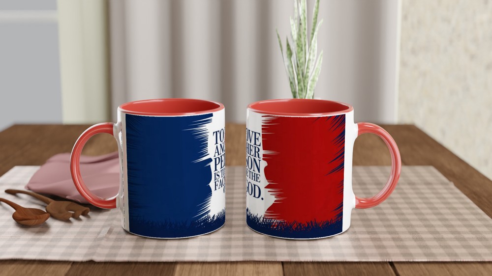 Les Miserables Mug | To Love Another Person Quote | Musical Theatre Gift | French Barricade Design for West End Fans — view 7
