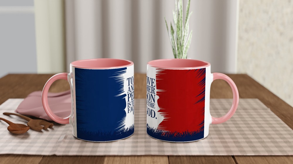 Les Miserables Mug | To Love Another Person Quote | Musical Theatre Gift | French Barricade Design for West End Fans — view 6
