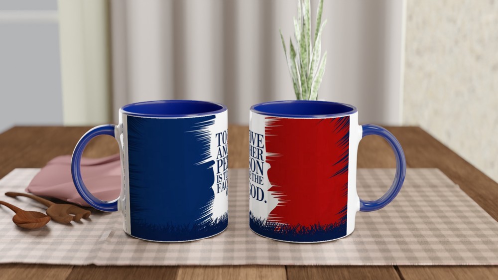 Les Miserables Mug | To Love Another Person Quote | Musical Theatre Gift | French Barricade Design for West End Fans — view 4