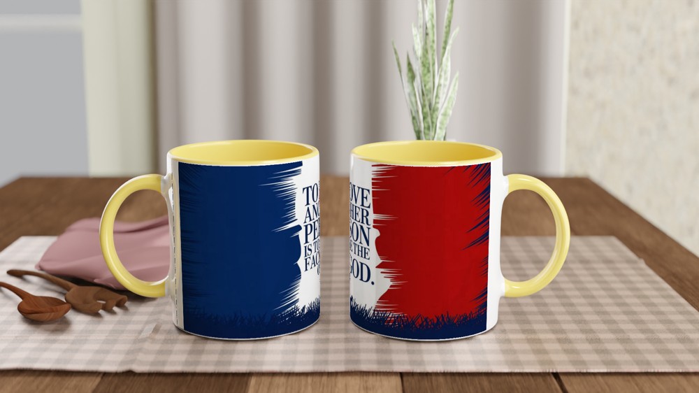 Les Miserables Mug | To Love Another Person Quote | Musical Theatre Gift | French Barricade Design for West End Fans — view 8