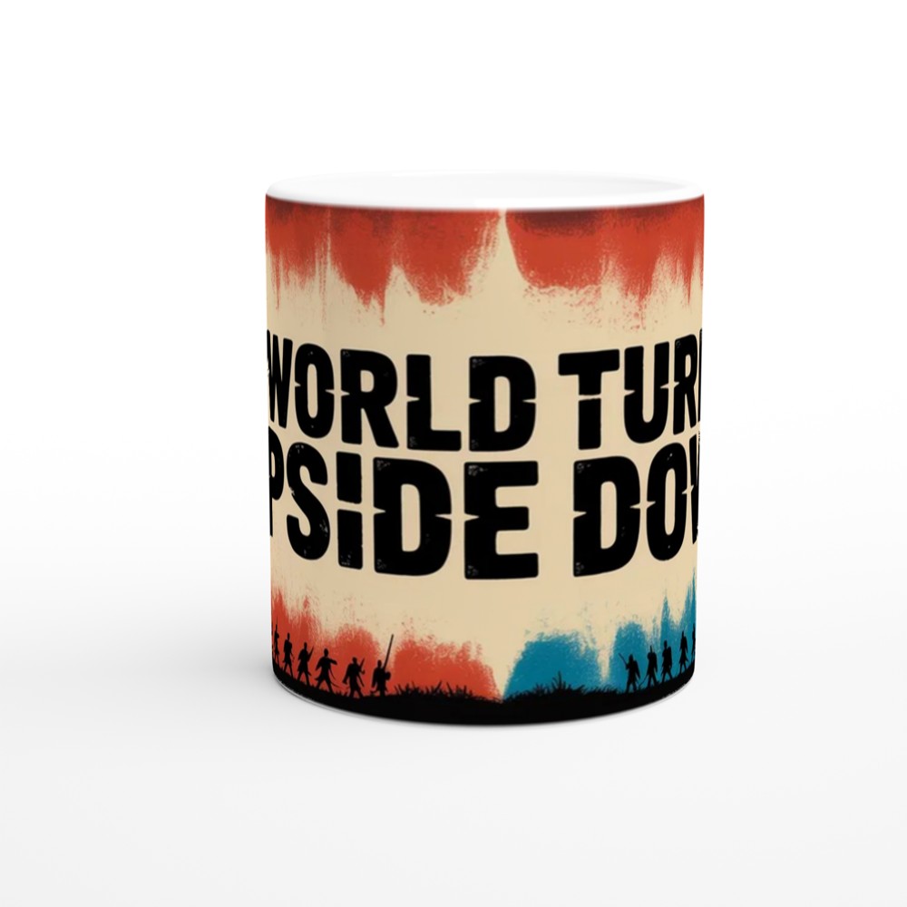 Hamilton Musical Mug | Yorktown Quote Gift | The World Turned Upside Down | Theatre Lover Present — view 11
