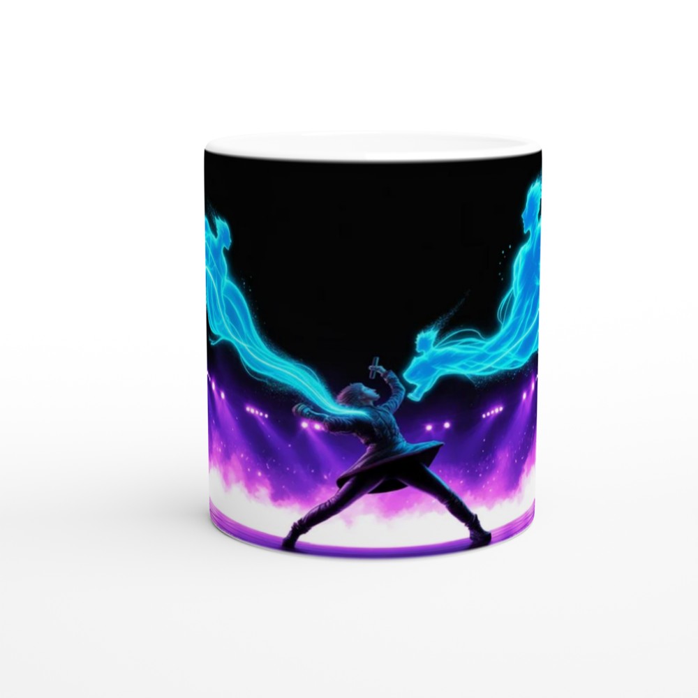 Epic Stage Performer with Neon Energy Wings — view 11