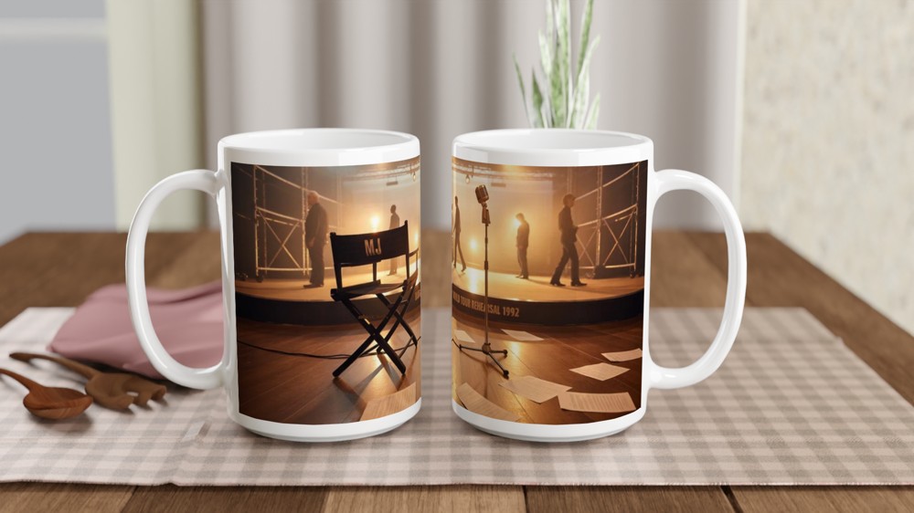 MJ Dangerous World Tour Rehearsal 1992 Stage Mug — view 2