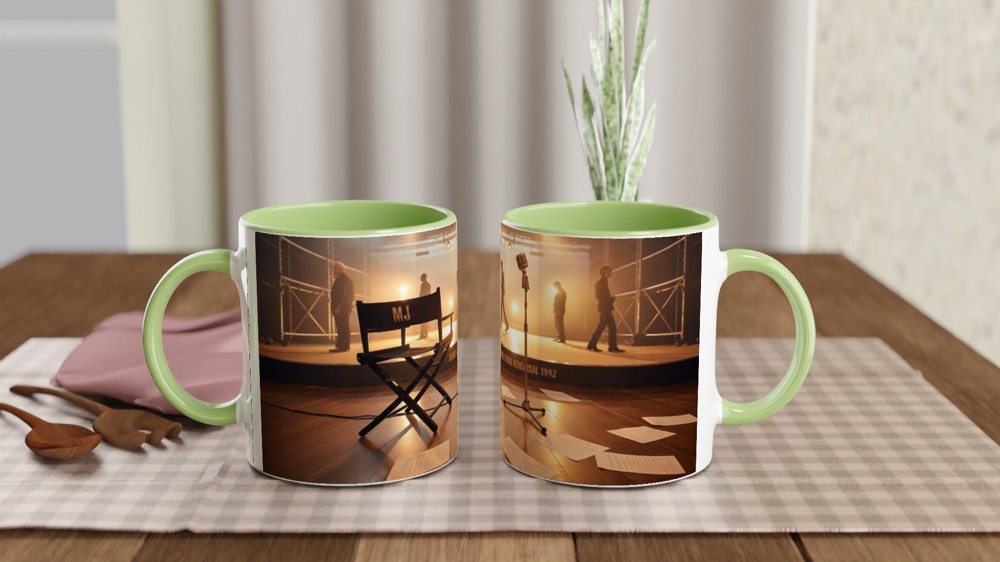 MJ Dangerous World Tour Rehearsal 1992 Stage Mug — view 5